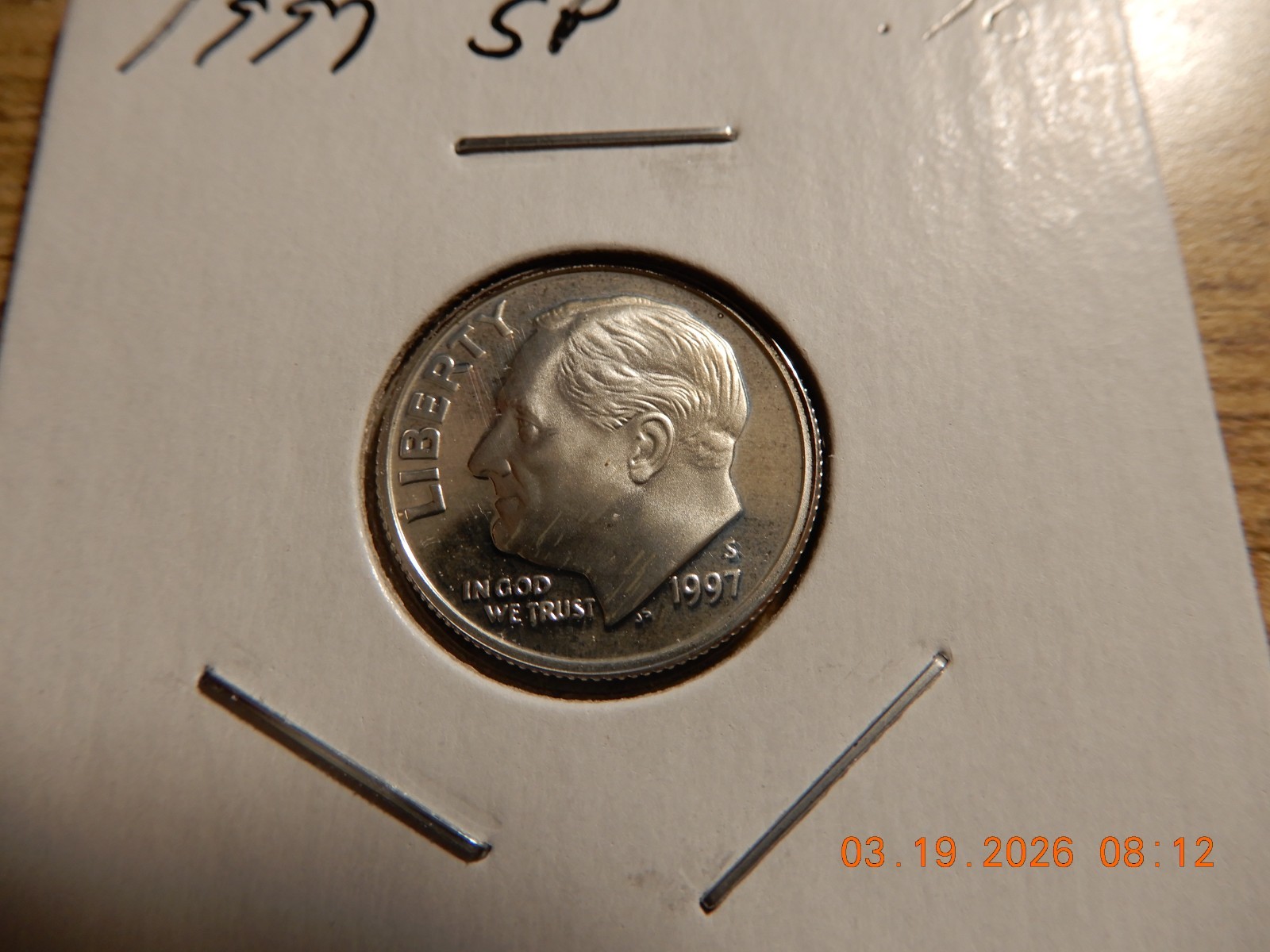 1997-S Silver Roosevelt Dime