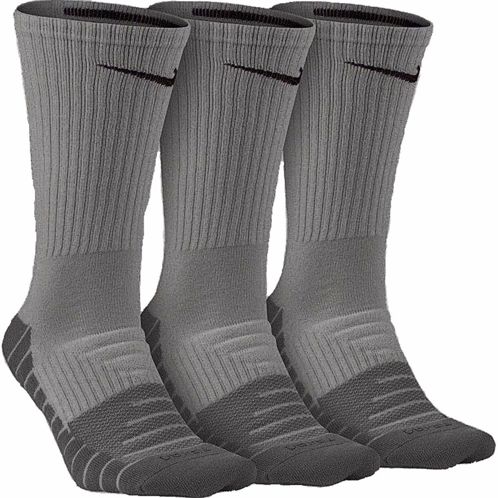 NWT Nike Everyday Max Cushioned Training L 8-12 Crew Socks 3 Pair SX5547-091