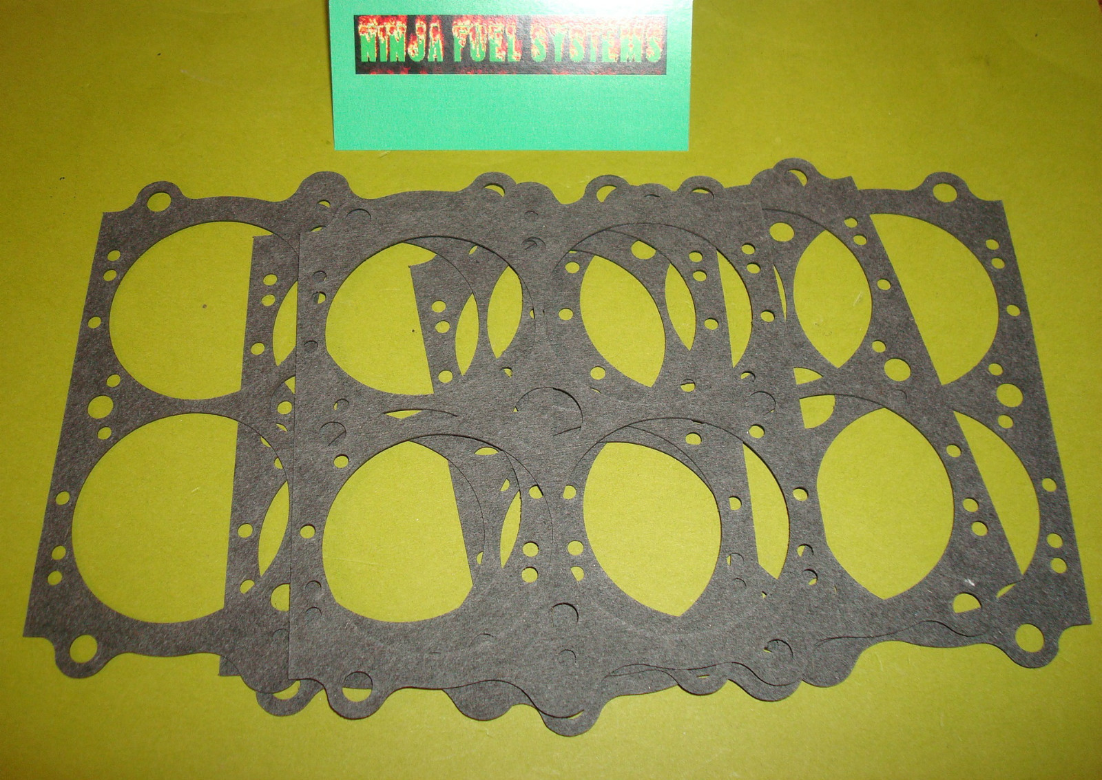 5 PACK OF THROTTLE BODY GASKET FOR HOLLEY 850 950 1 3/4 BORE MAIN BODY TO BASE
