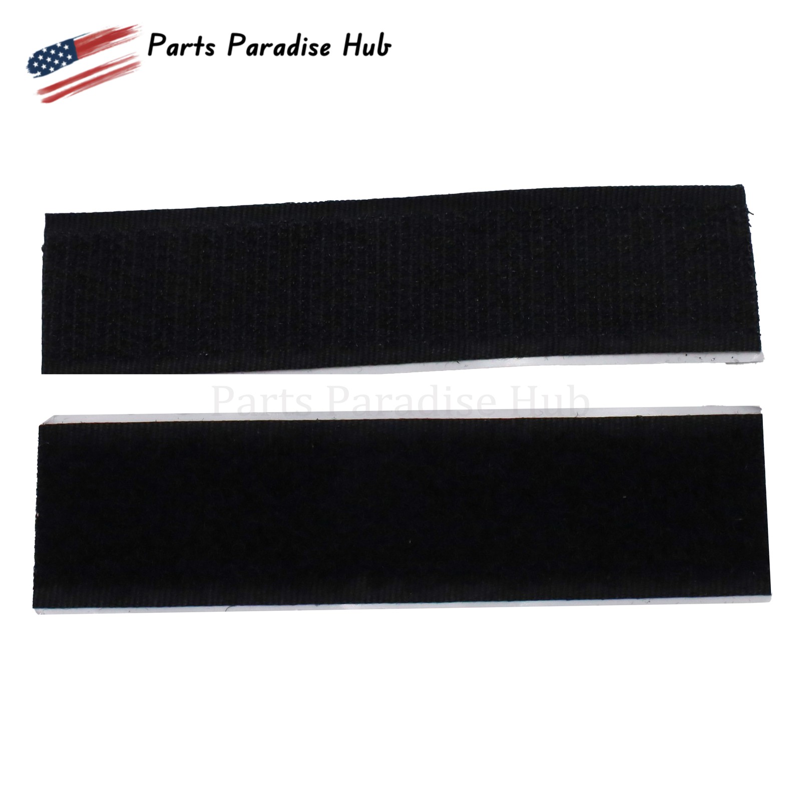 20 Sets Sticky Back Fastener 1x4” Black Heavy Duty Hook & Loop Adhesive Strips