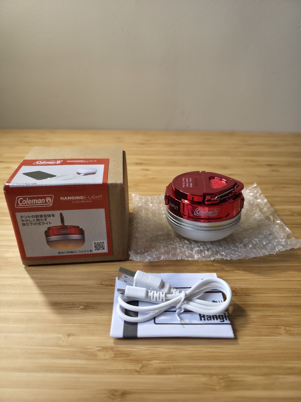 Coleman Lantern Hanging E-Light LED  | RED | BNIB | Coleman JAPAN