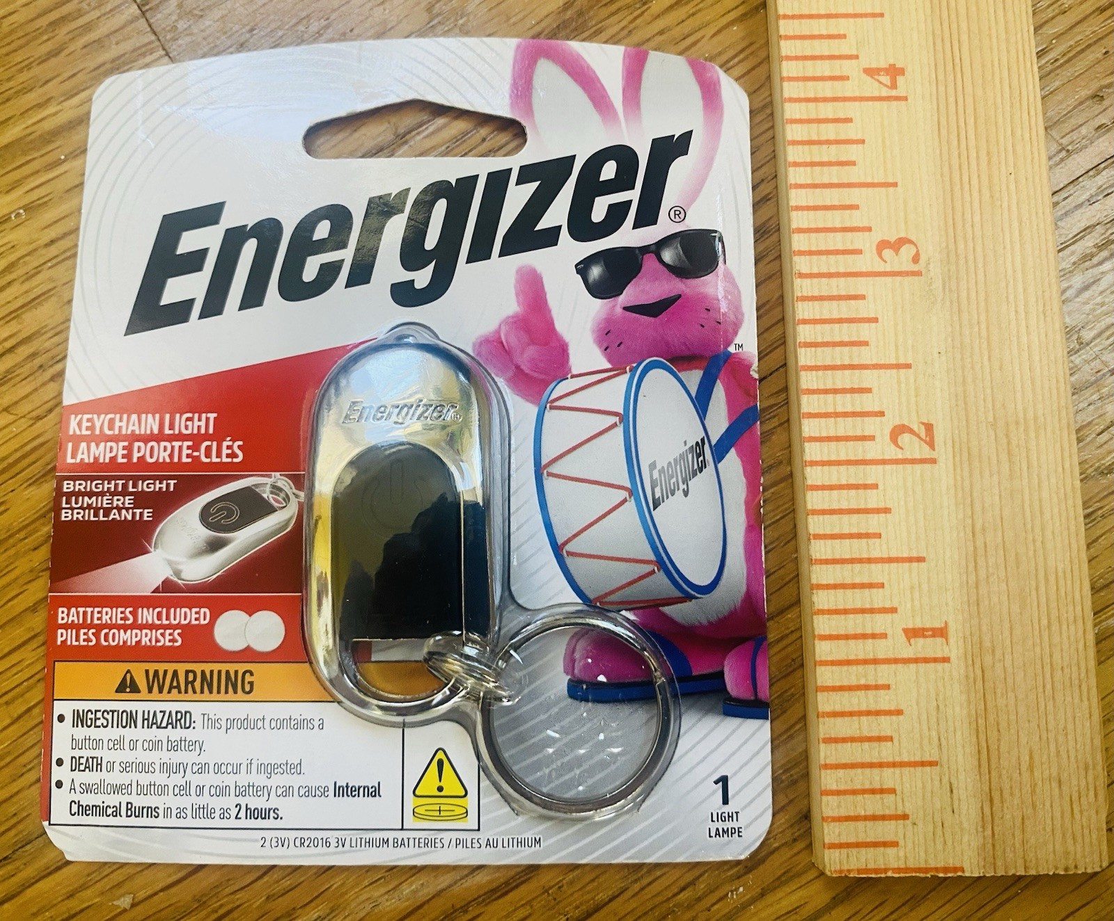 THREE - Energizer Keychain Light Batteries Included NEW SEALED NEVER OPENED 2025