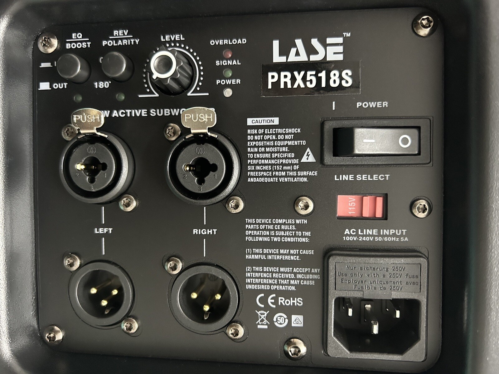 LASE PRX 518S Replacement Amplifier Module for JBL PRX 518S Powered Sub-Woofer