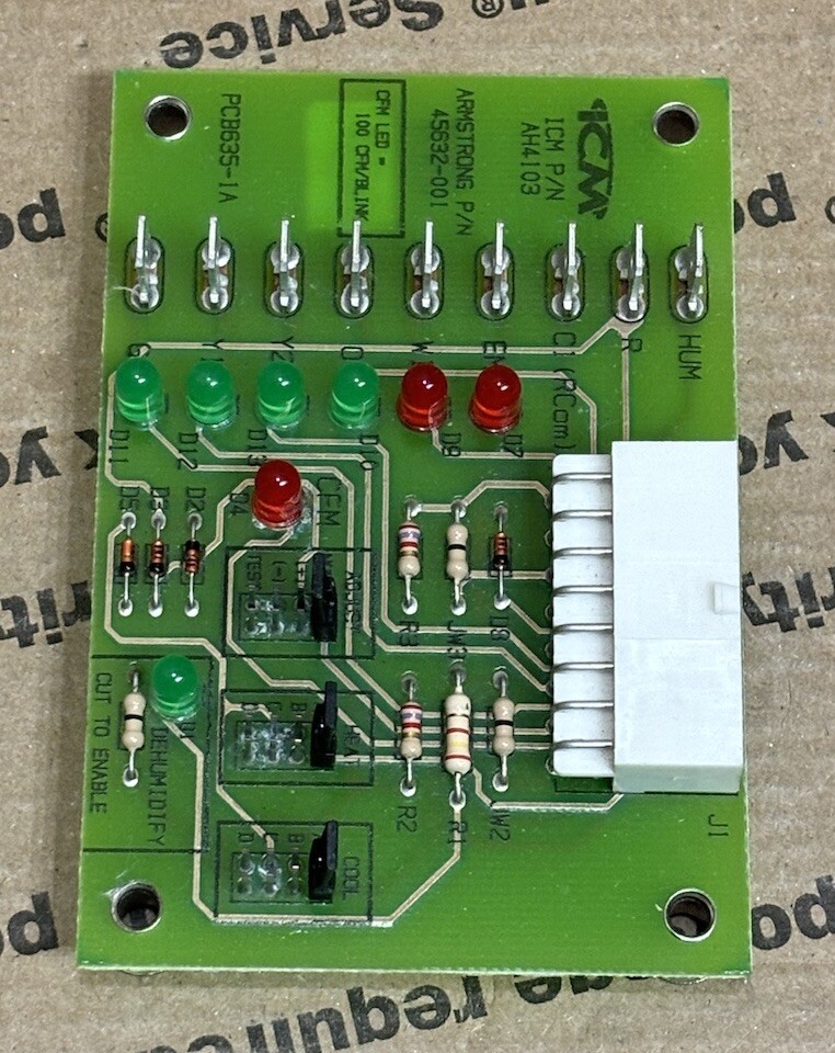 Armstrong 45632-001 ECM Blower Control Board ICM AH4103 PCB635-1 🔥Checked
