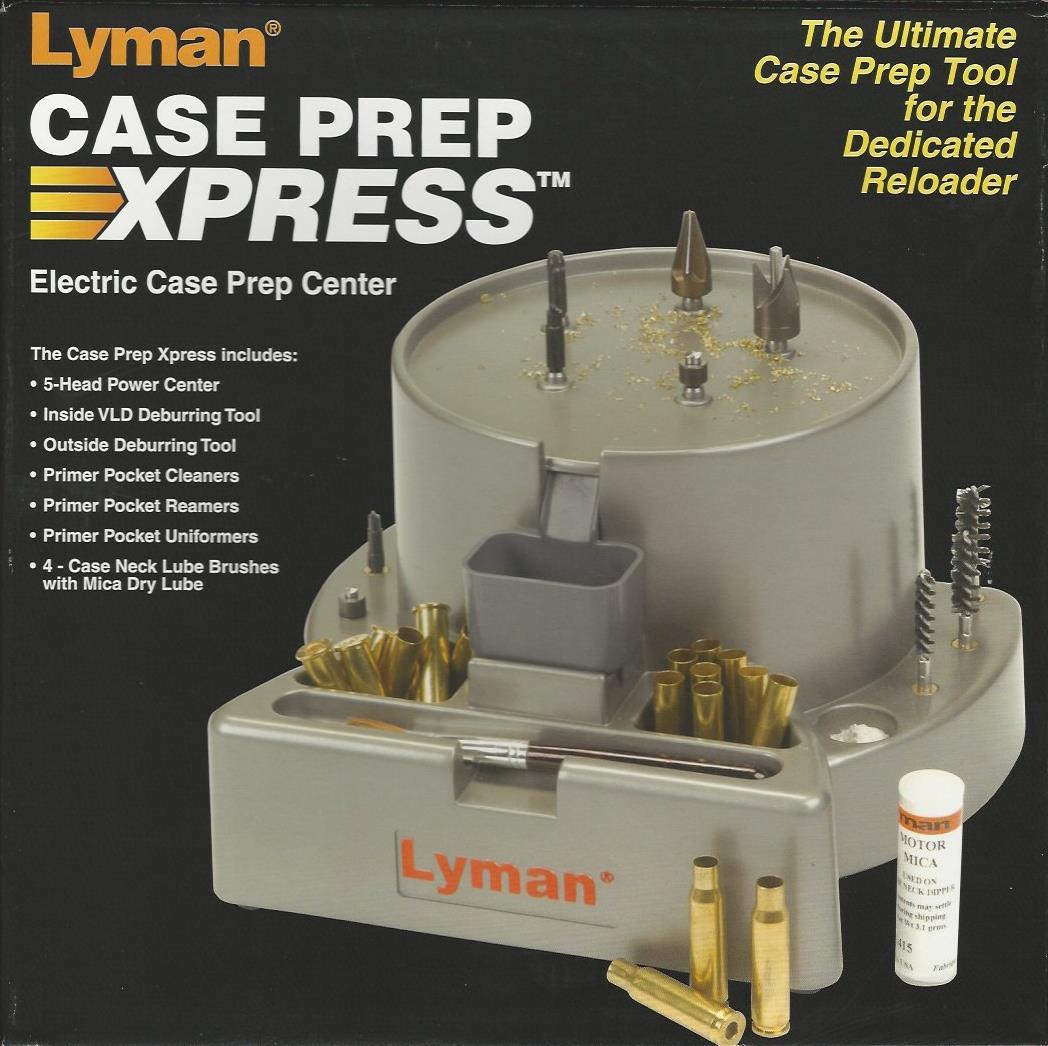 Lyman Case Press Xpress, Electric Case Prep Center, includes variety of tools