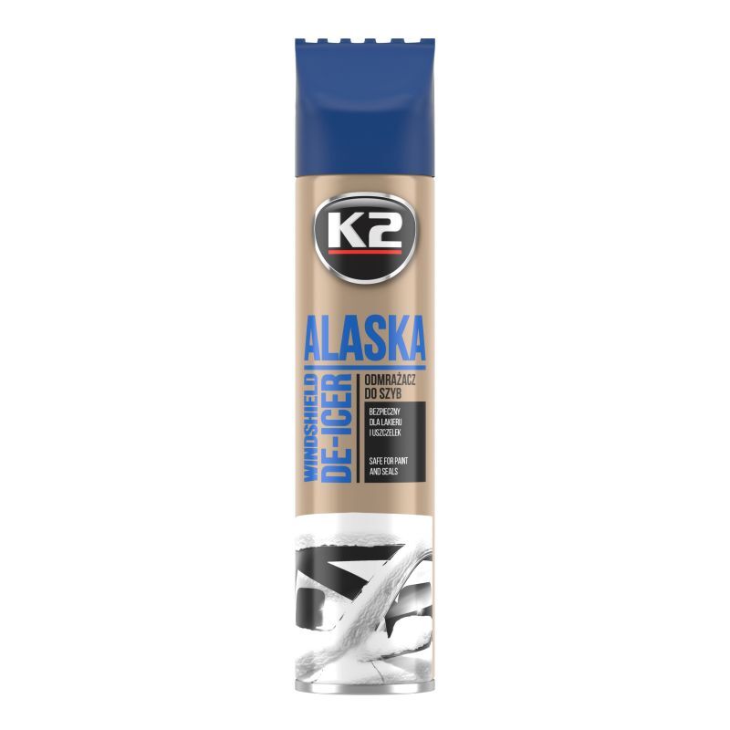 Disc De-icer Alaska Spray 300ml K603 up to - 60°C with Lid as Ice Scraper