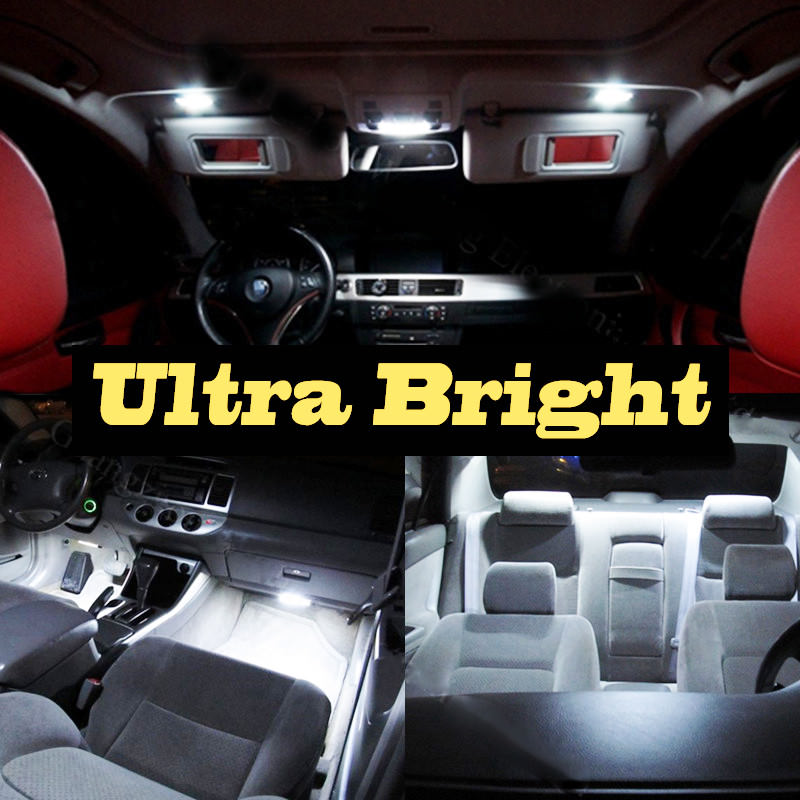 18Pc Super White Car Interior LED Light Bulb Kit for 2001-2004 Toyota Sequoia