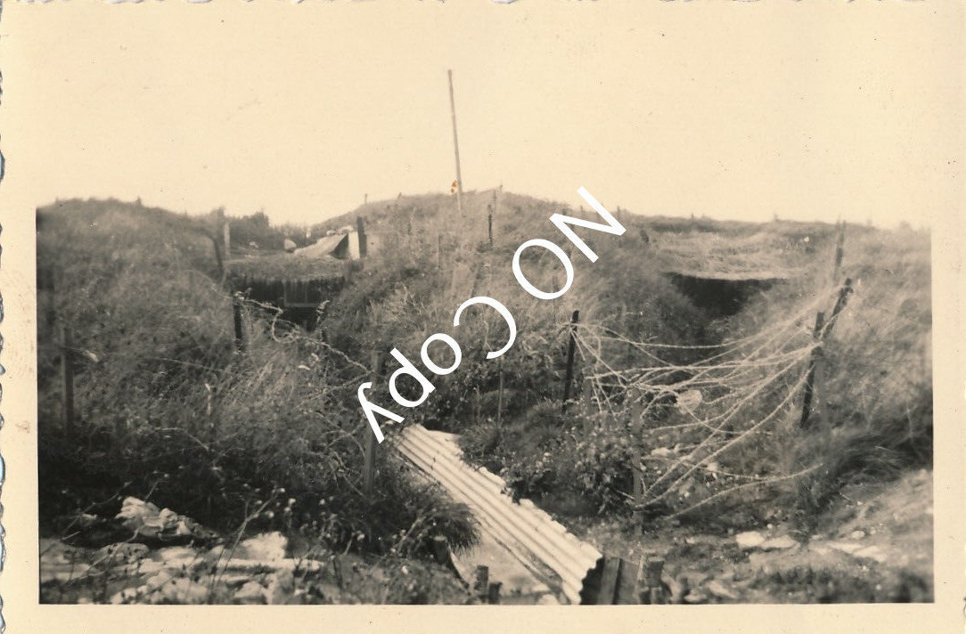 Wehrmacht Photo WW2 France Bunker Entrance Maginot Line X145