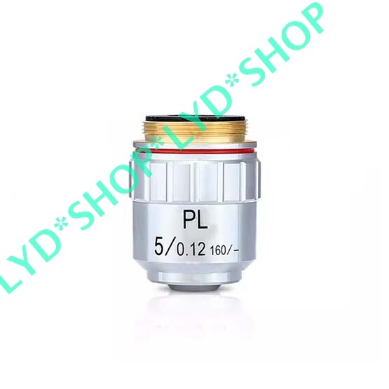 1pc New PL 5/0.12 160/- Metallography Achromatic Objective Lens Thread 20.2mm