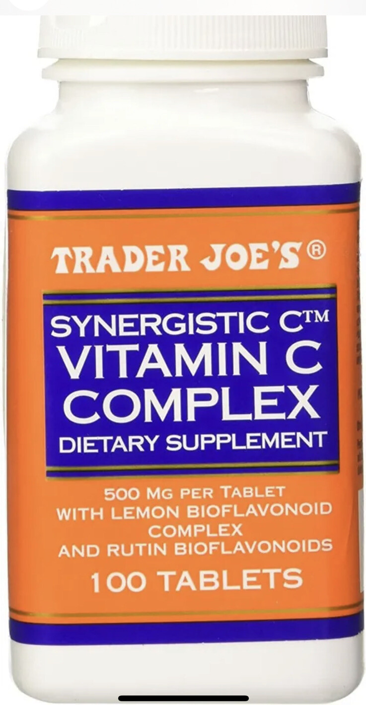 Trader Joe's Synergistic C Vitamin C Complex Dietary Supplement NEW