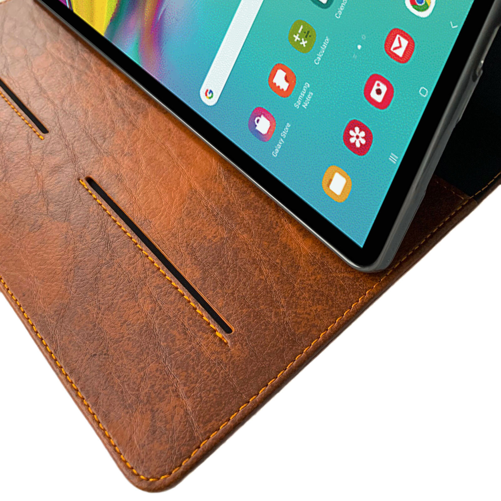 Leder Stand Case für alle Samsung Galaxy Tab Modelle !! Tablet Cover Schutzhülle