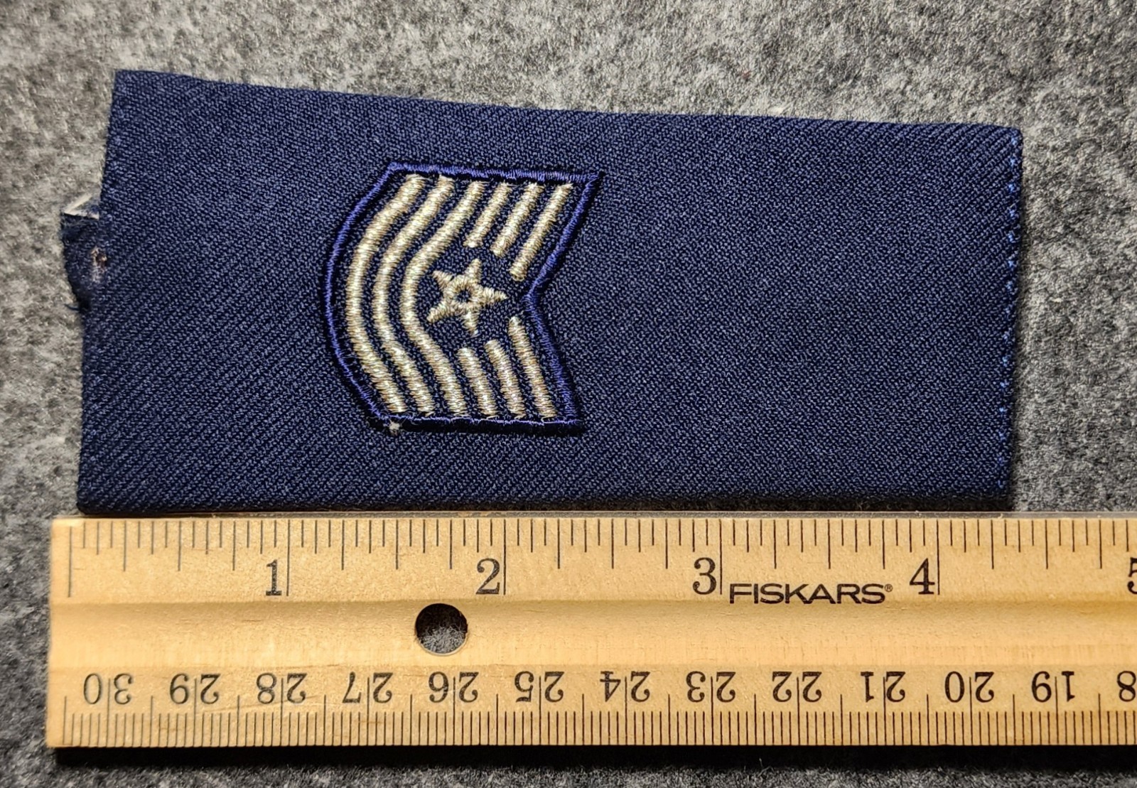 U. S. Air Force Master Sergeant E-7 Collar Insignia and Epaulets - Dated 4/85