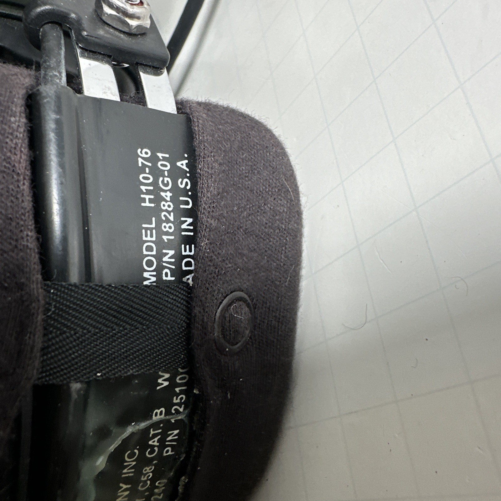 DAVID CLARK H10-76 AVIATION HEADSET UNTESTED PILOT For Parts untested