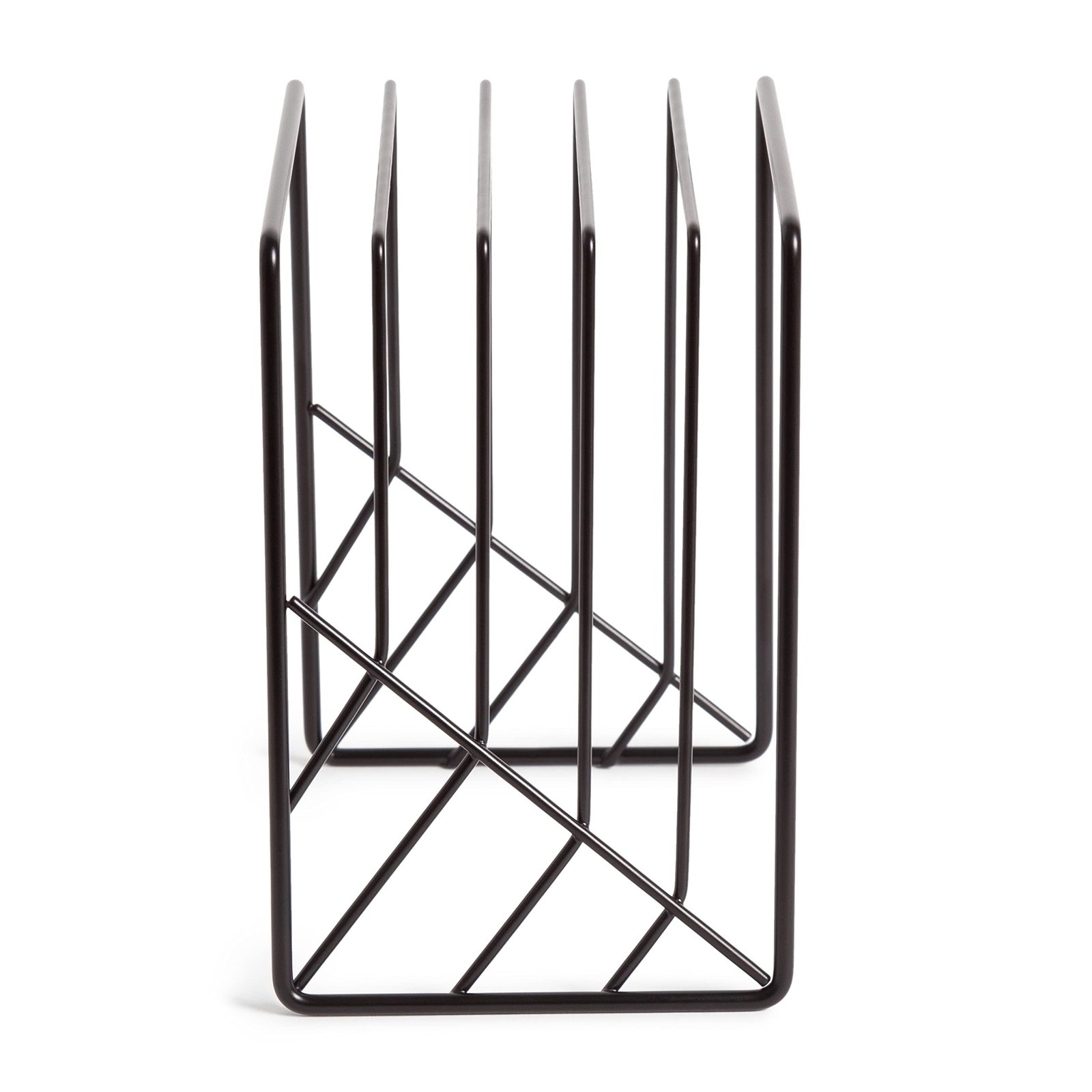 Black Metal Letter Sorter Tray for Desk Office Organizer U Brands Vena Collec...