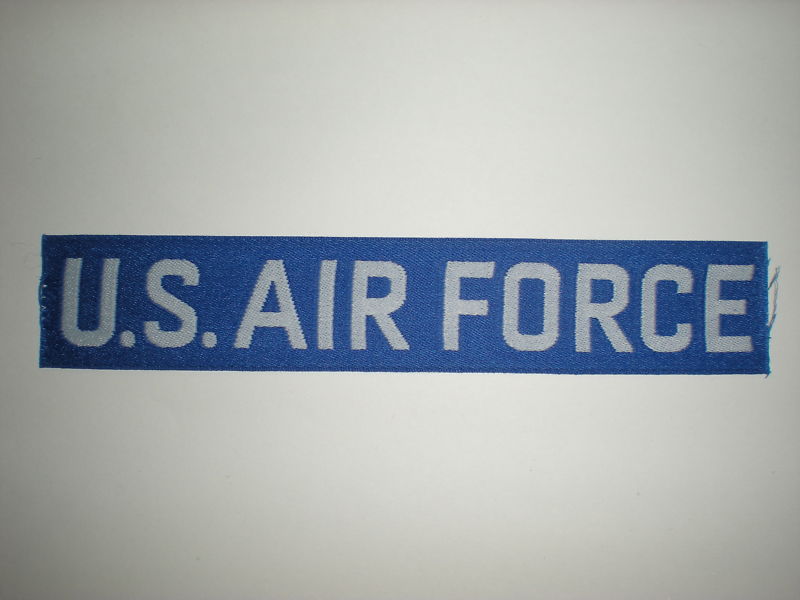 1970'S ERA WOVEN USAF POCKET TAPE- COLOR