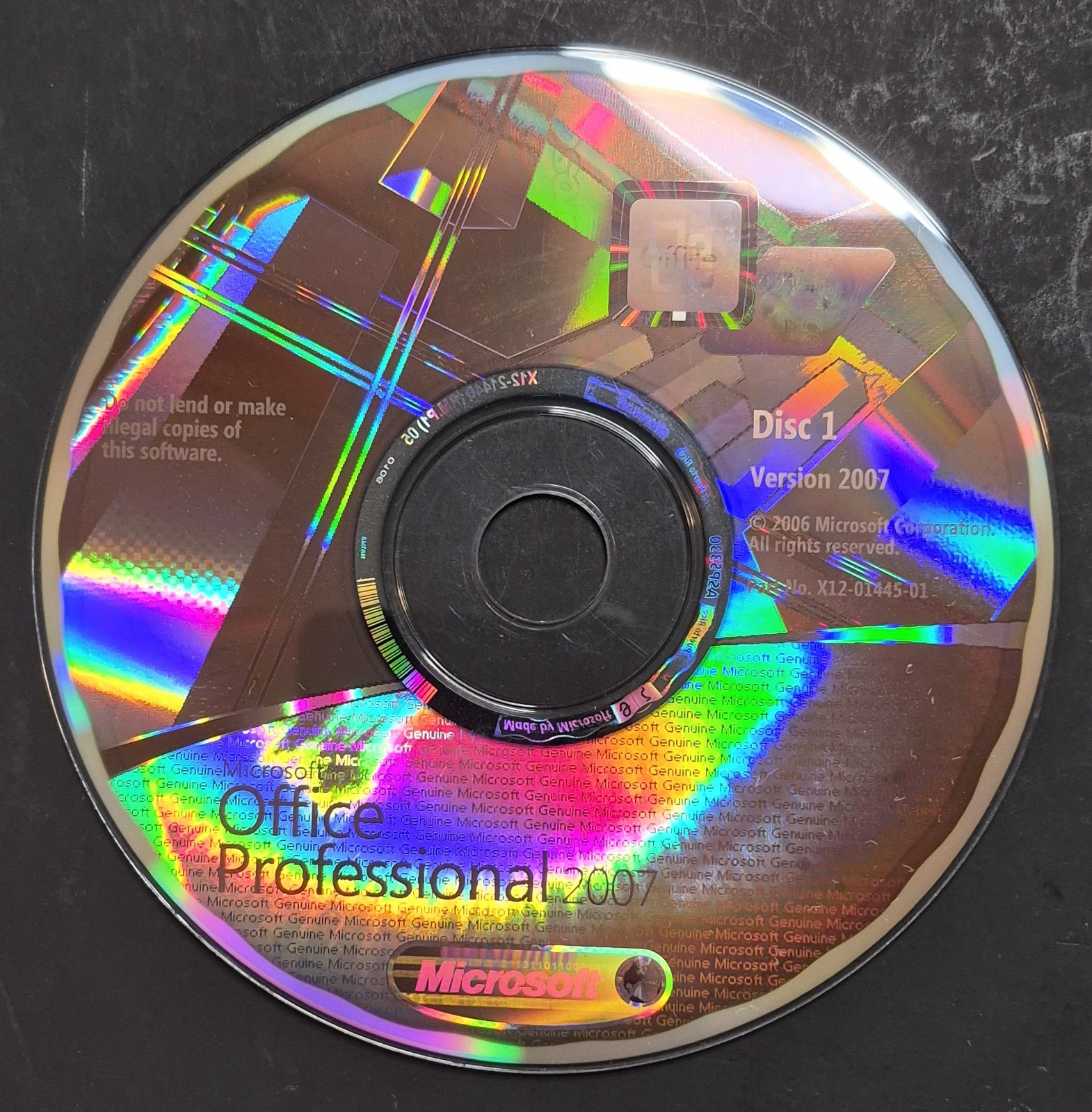 Microsoft Office 2007 Professional Full English Retail Version w/ Product Key