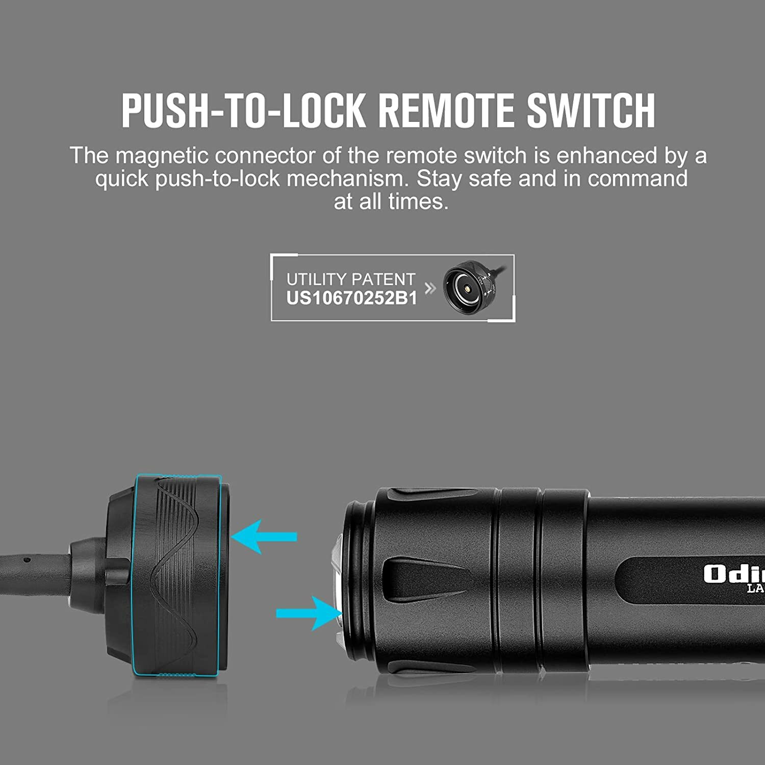 Olight Odin GL M Tactical Rechargeable Flashlight Green Laser Combo, M-Lok Mount