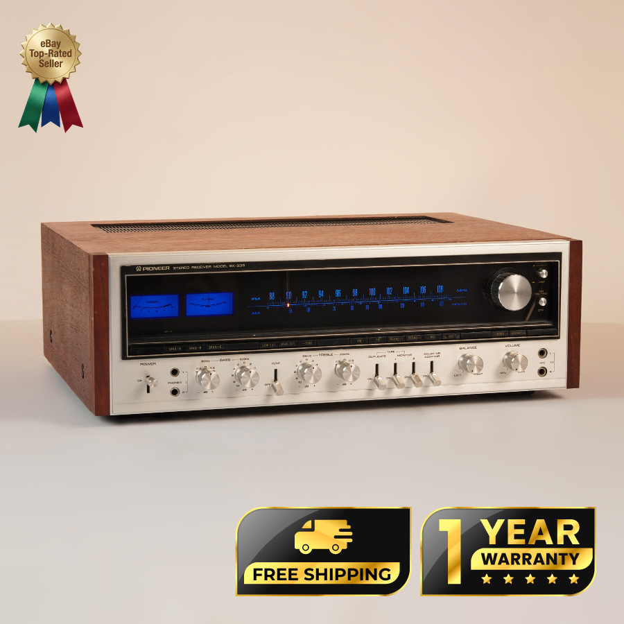 Pioneer SX-939 Vintage Stereo Receiver–Professionally Restored –1 Year Warranty