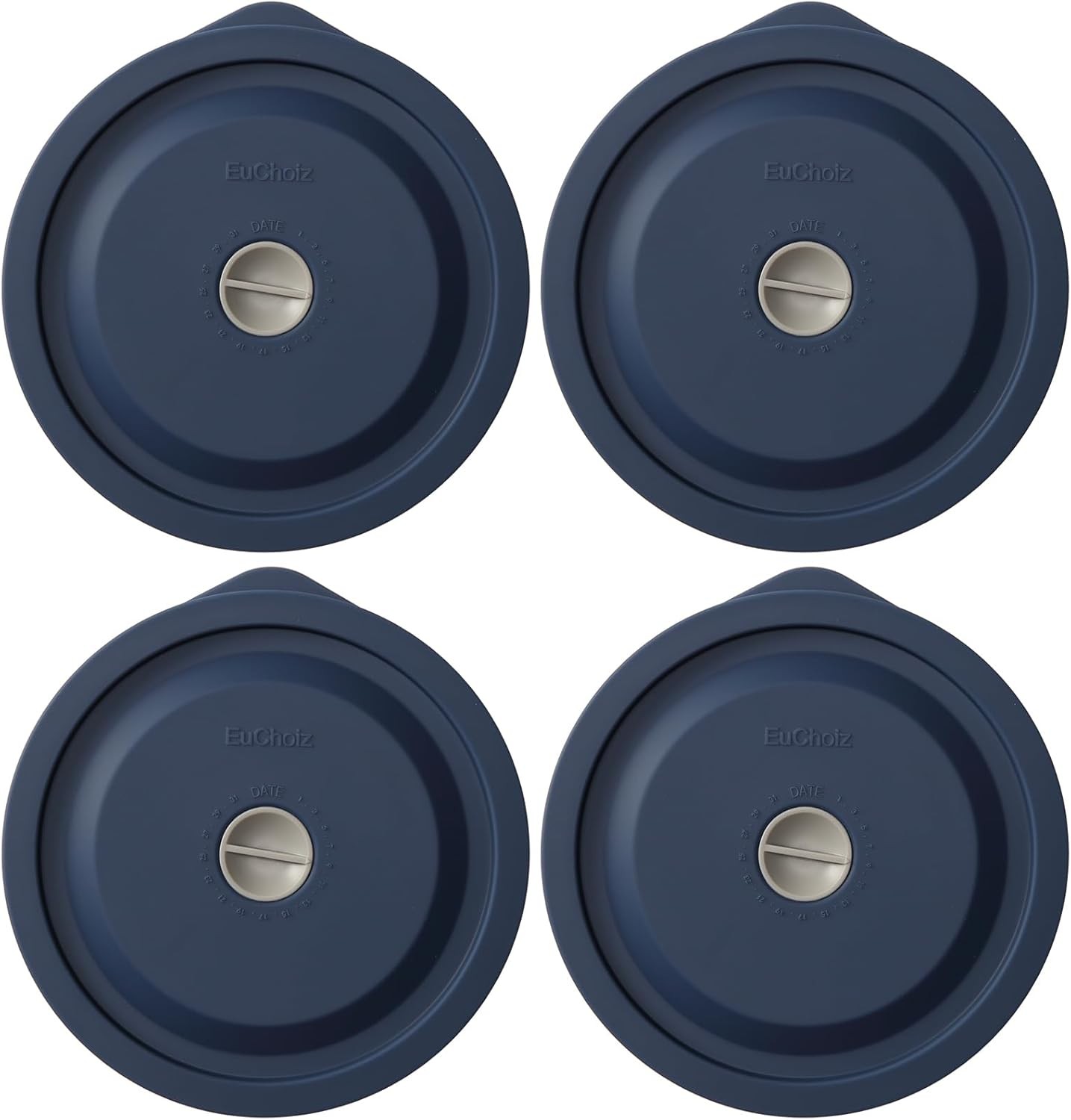 Replacement Lids for Pyrex 7200-PC 2 Cup, Silicone Round Storage Cover Lid