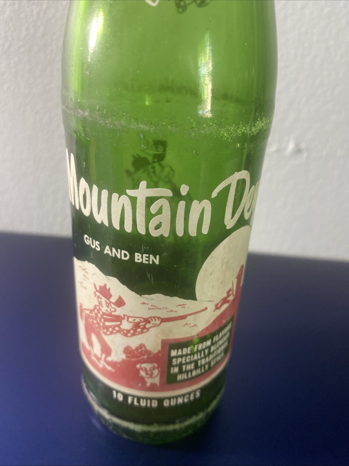 Mountain Dew Vintage Bottle Collectors Gus And Ben