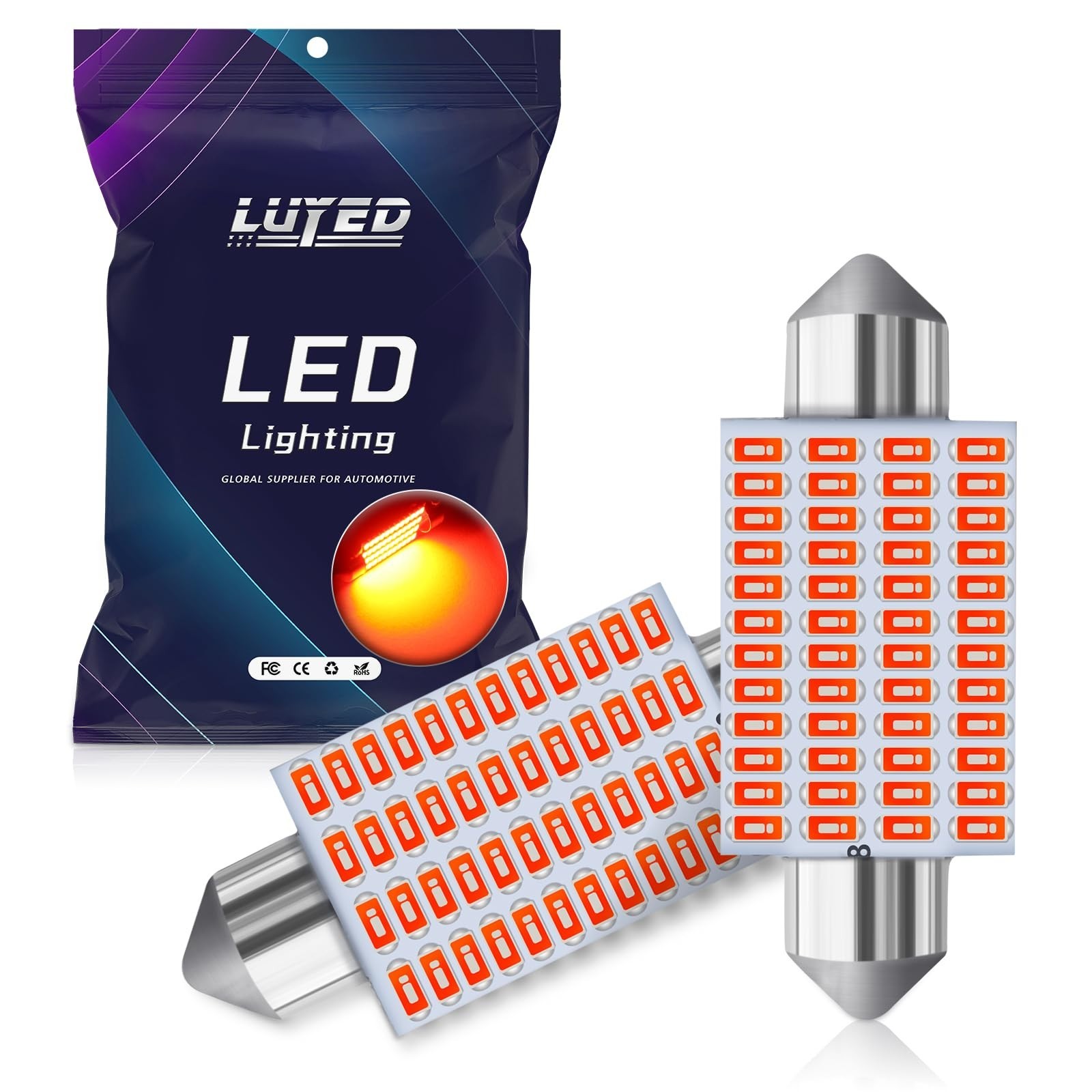 569 578 LED Bulbs Red 570 Lumens Super Bright 3014 48-EX Chipsets 211-2 212-2...