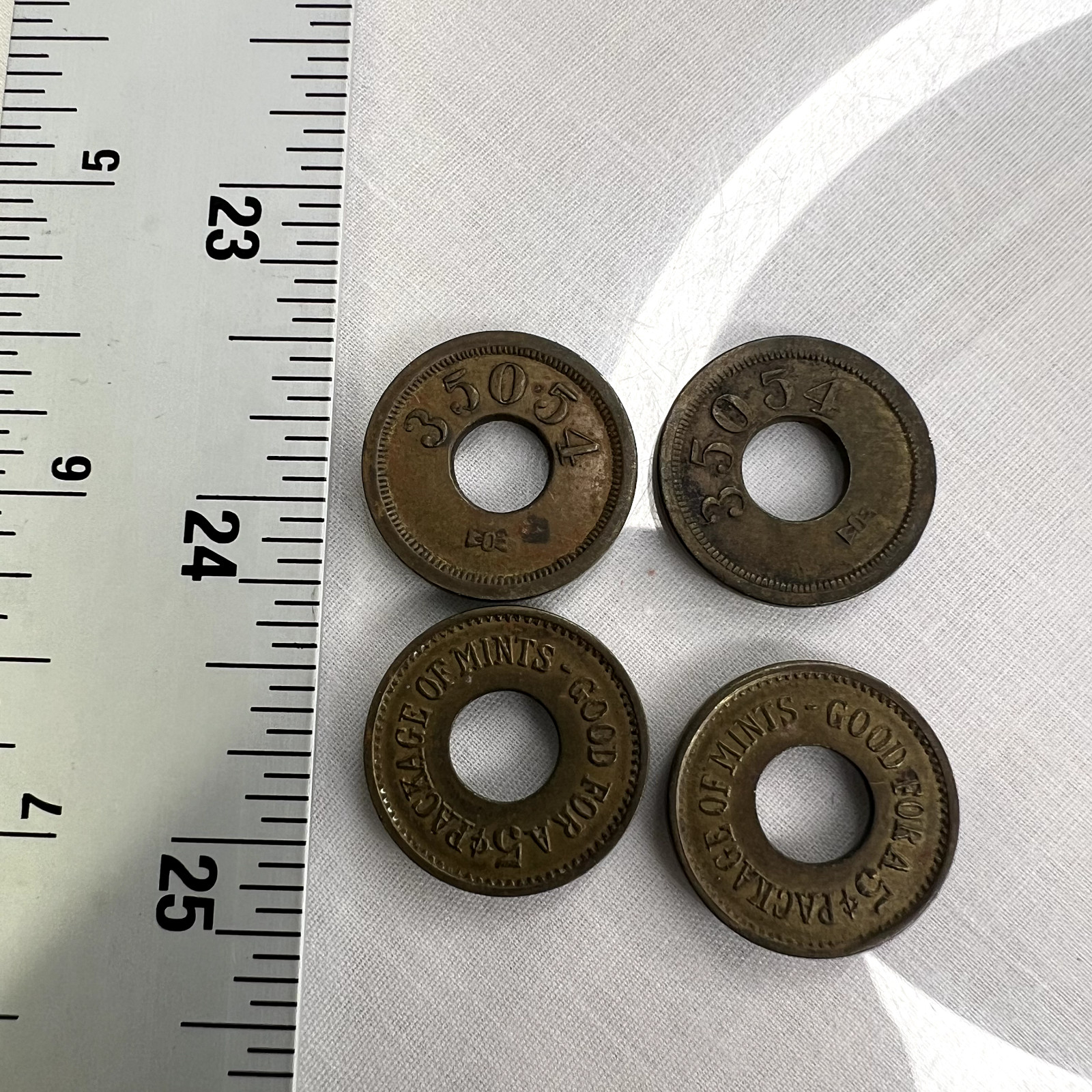 All Quality Mints Tokens Good for One Package of Mints (4)