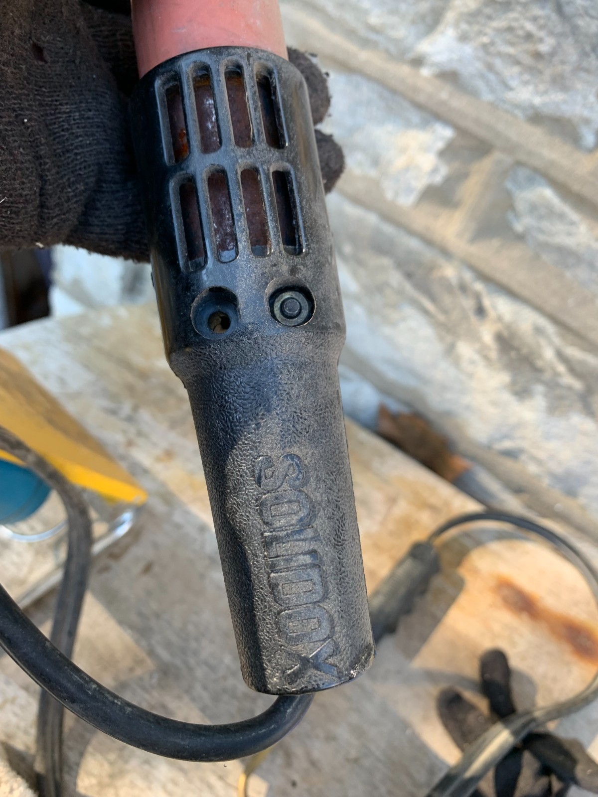 Solid OX2 Solid oxygen Welding Torch Brazes Welds Cuts Solders UNTESTED