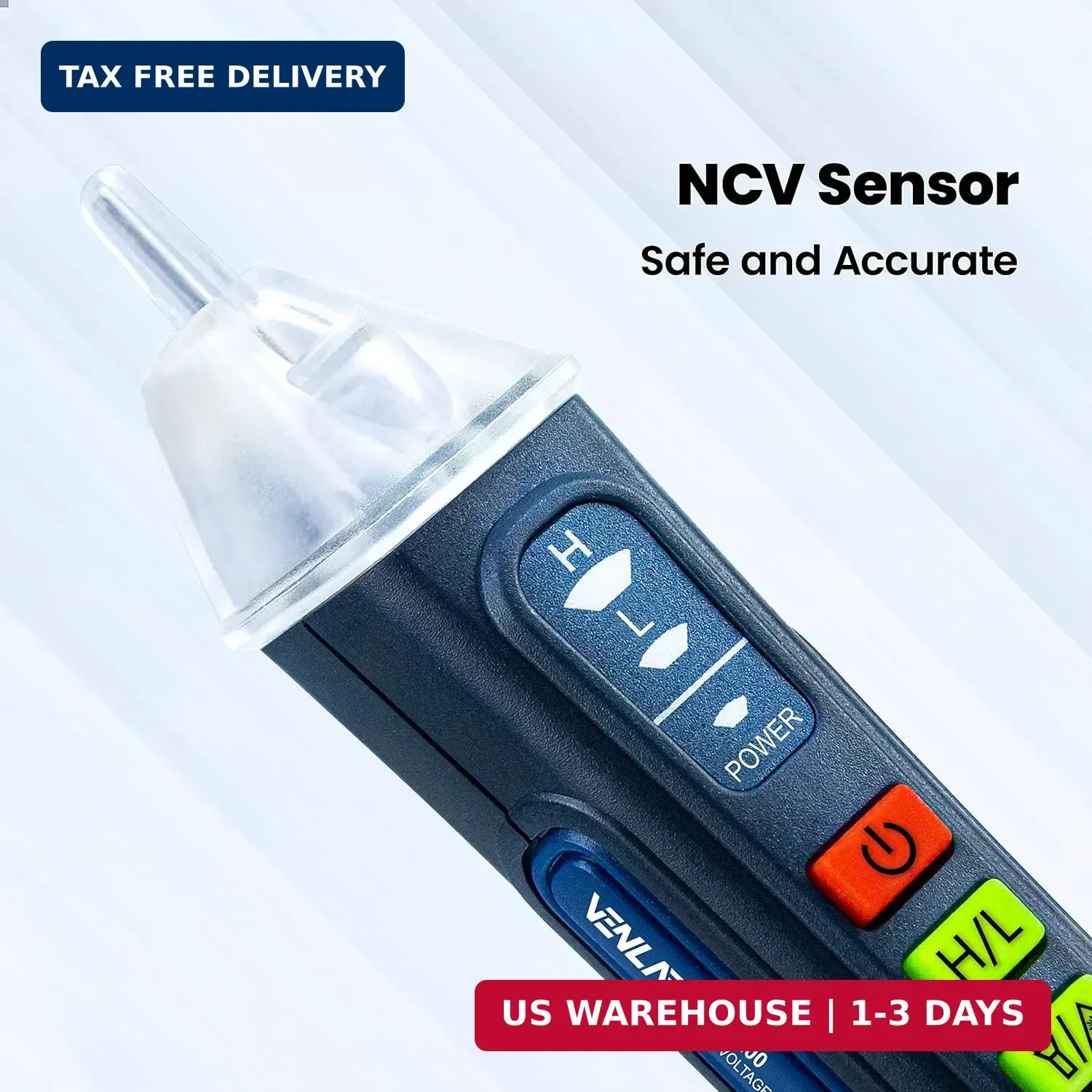 VENLAB Voltage Tester, Non Contact Voltage Detector, Circuit Tester Dual Range V