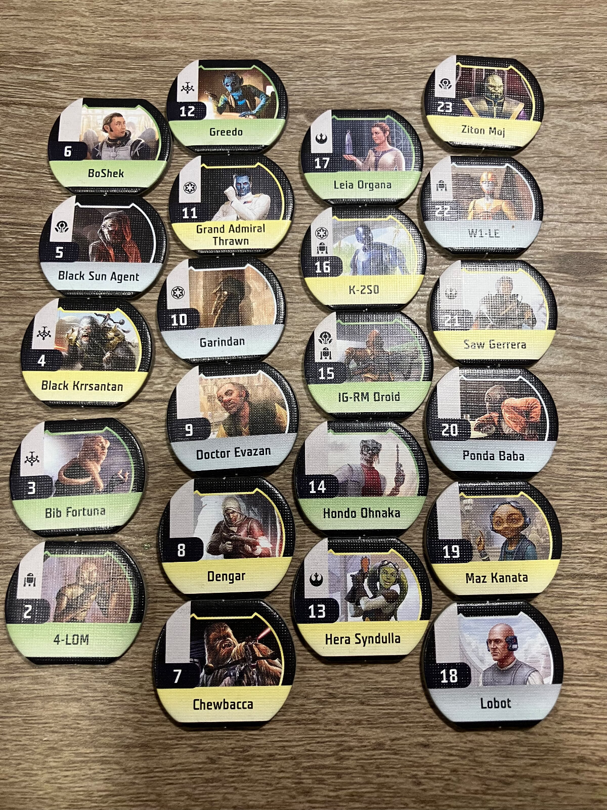 Star Wars: Outer Rim Board Game + Expansion - Contact Replacement Pieces