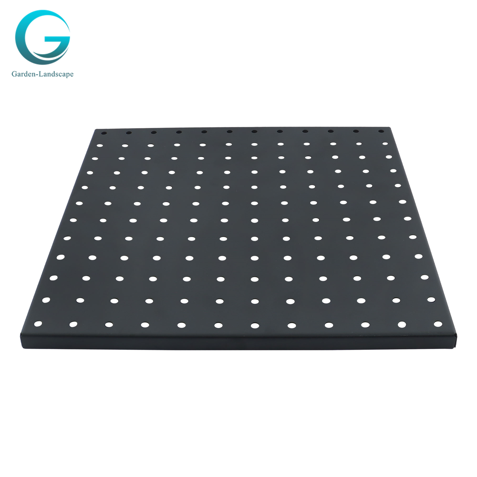 4 Pack Portable Black Metal Pegboards Wall Organizer Panel Storage Hanger Tool