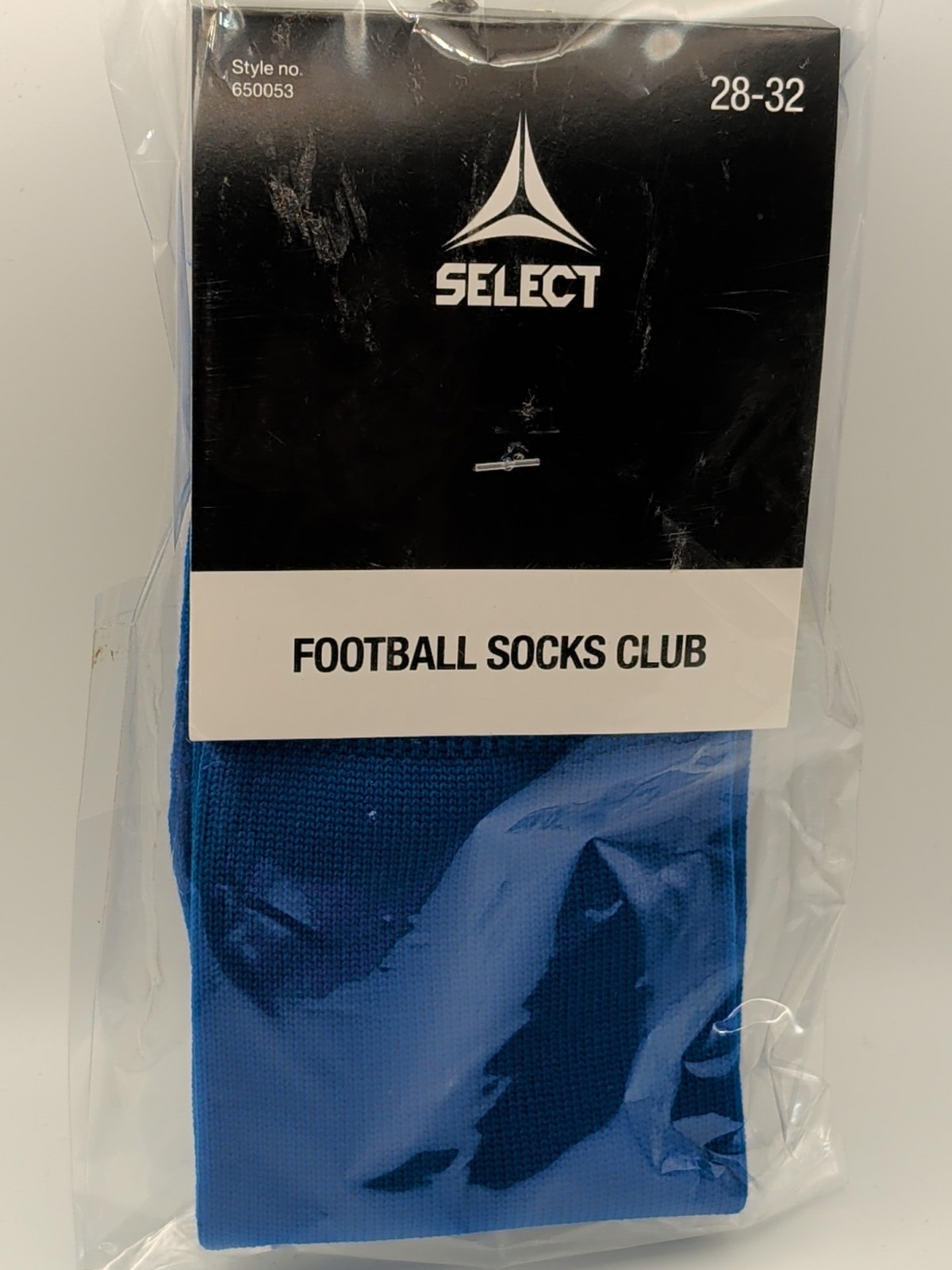 Select Brand Youth Football Socks Blue Youth Size 28-32  - NEW