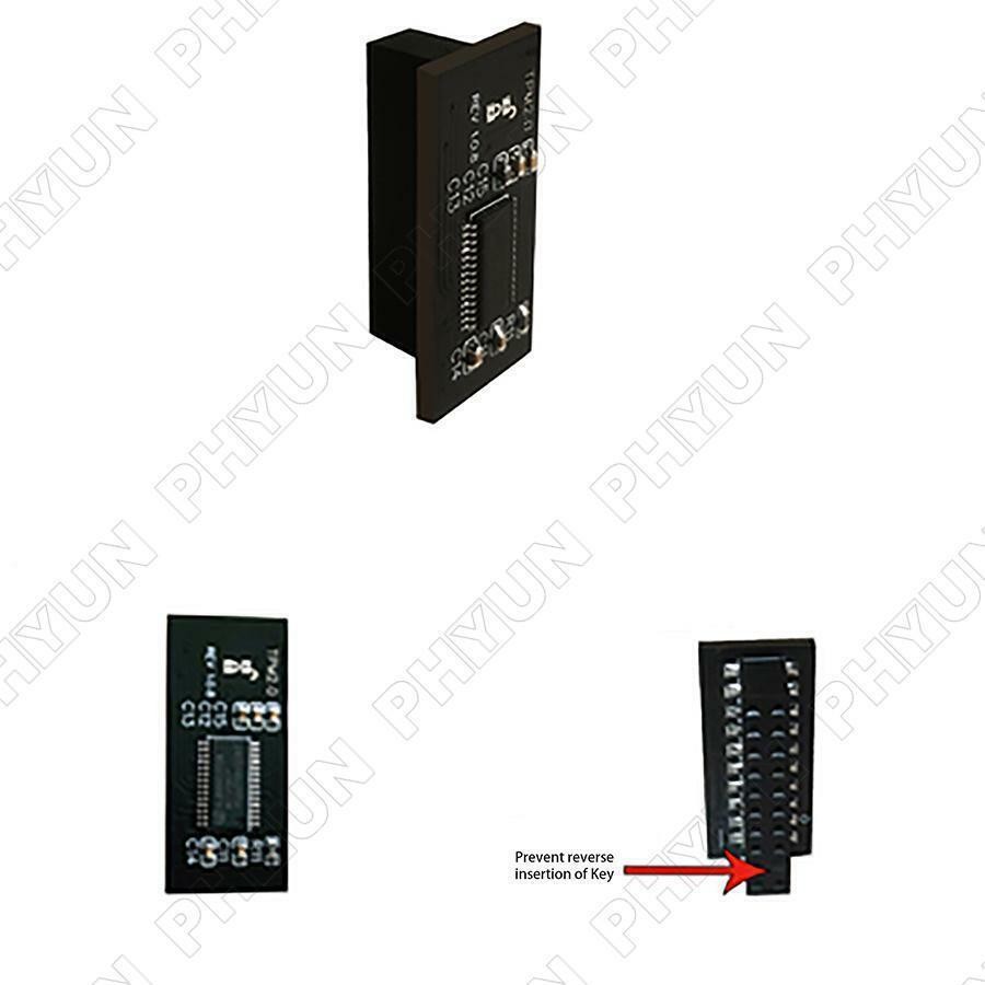TPM 2.0 Security Module Trusted Platform For ASUS Mainboard 20Pin LPC Windows 11