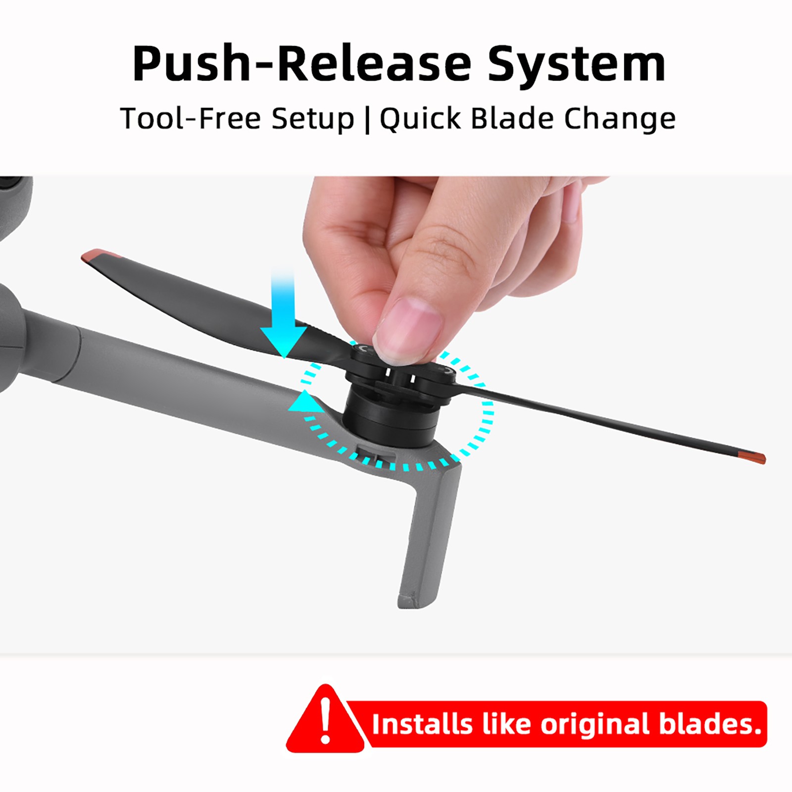For DJI Mini 5 PRO Drone Blades PC Propellers Low Noise Quick Release 4PCS