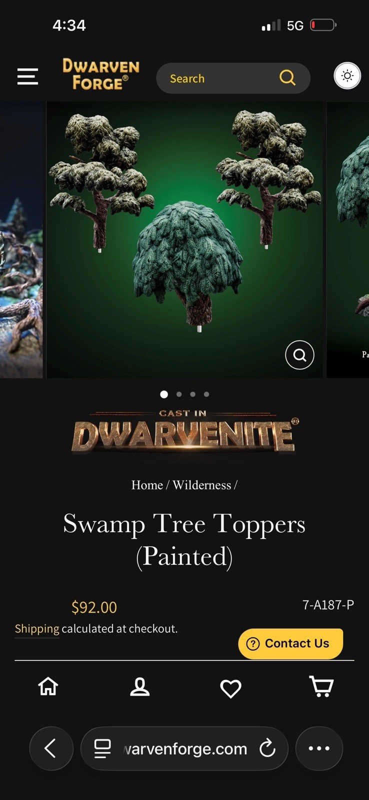 dwarven forge Wilderness Swamp Tree Toppers ￼