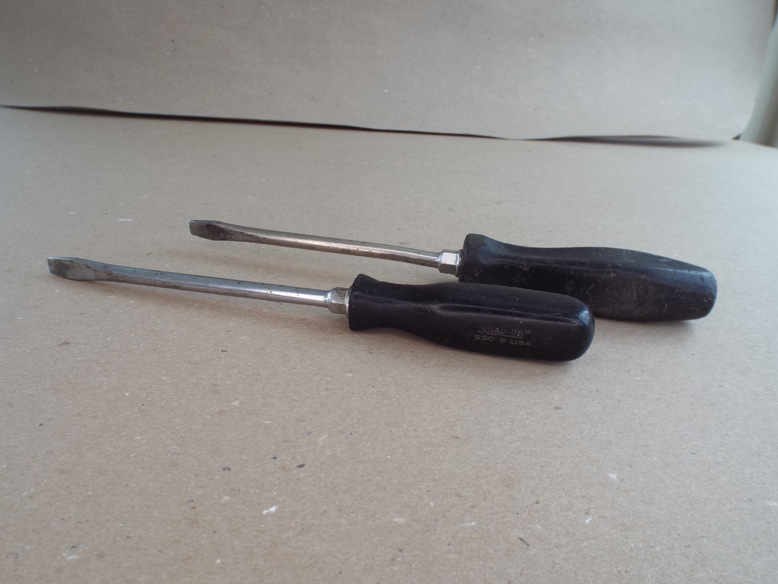 VTG Snap-On Screwdriver Flat Black Handle SSD6 SDD6 USA Parts / Repair (Read)