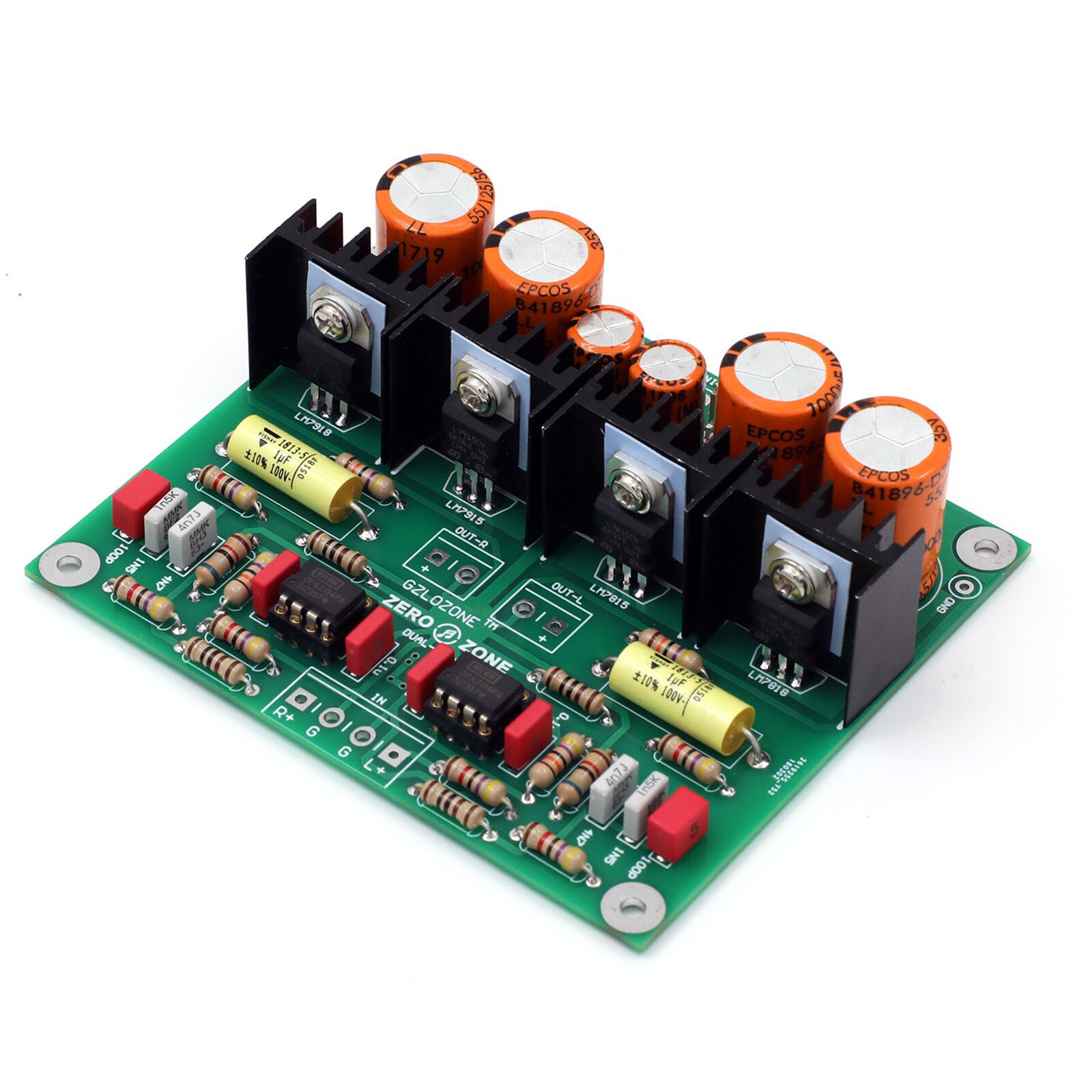 1pc Finished board DUAL-RIAA BB-OPA2134 OP Amp MM Phono Amplifier