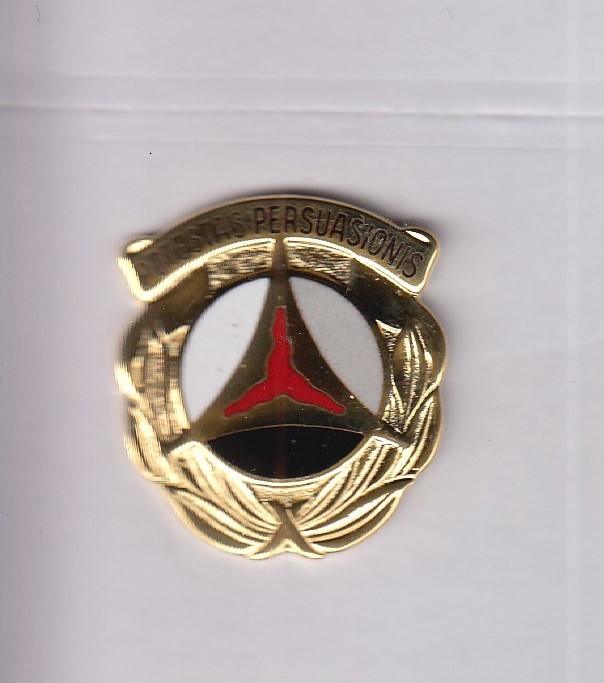 US Army 10th Psychological Operations Battalion PSY-OPS POB crest DUI badge G-23