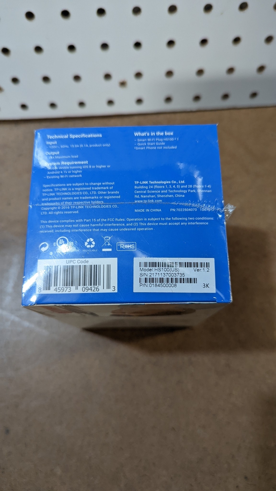 TP-Link Smart Wi-Fi Plug HS100