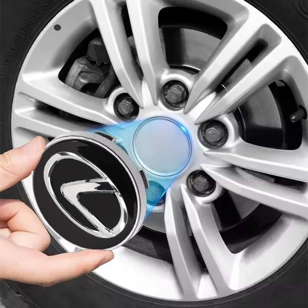 4pcs 62mm Car Wheel Center Hub Cap Rim Dustproof Cover Emblem For Lexus IS250 LX