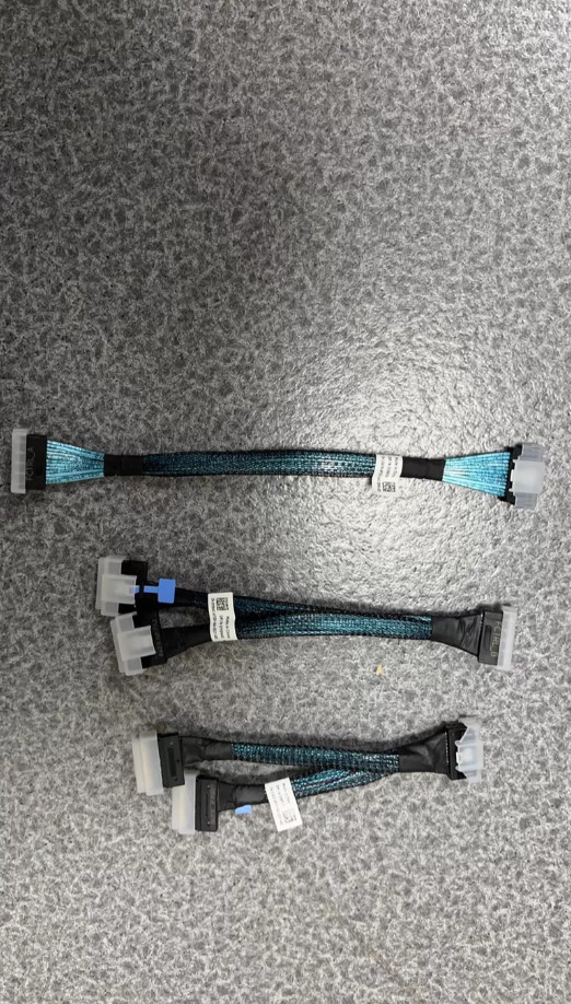 3pcs Dell server R750 16+8 w/ H755N NVME cables kit XKFCT Y0N4C J6KJN