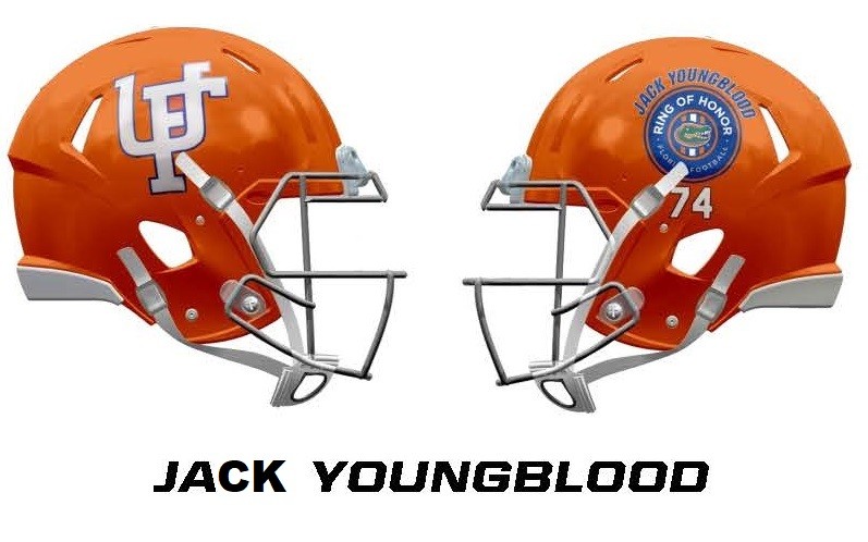 Florida Gators Jack Youngblood Ring of Honor SPEED Mini Football Helmet