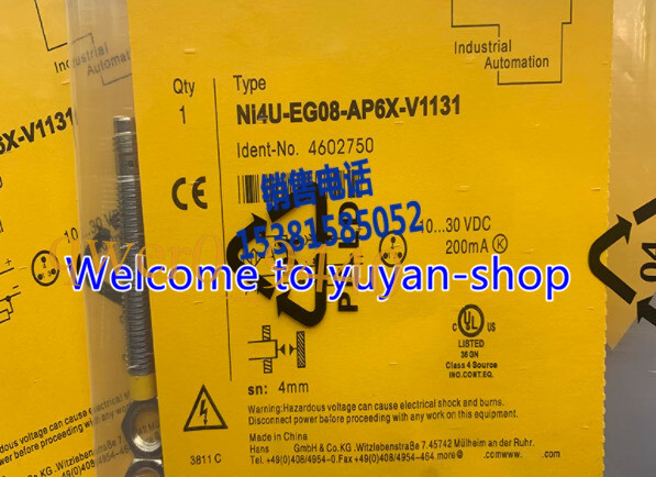 1PCS NEW FOR TURCK NI4U-EG08-AP6X-V1131 INDUCTIVE PROXIMITY SENSOR #T7112 YS