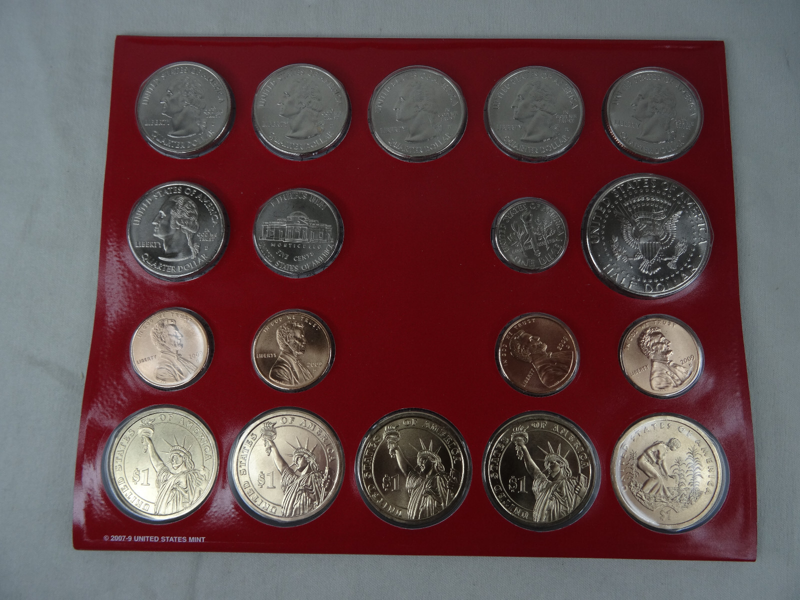 2009 P & D US Mint Set Uncirculated 36 Coins OGP