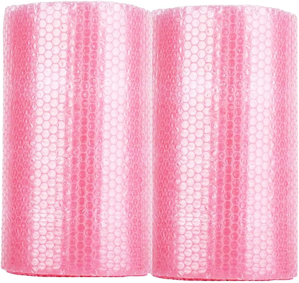 12 Inch x 72 Feet Bubble Cushioning Wrap Rolls 2 Pack 3/16 Air Bubble