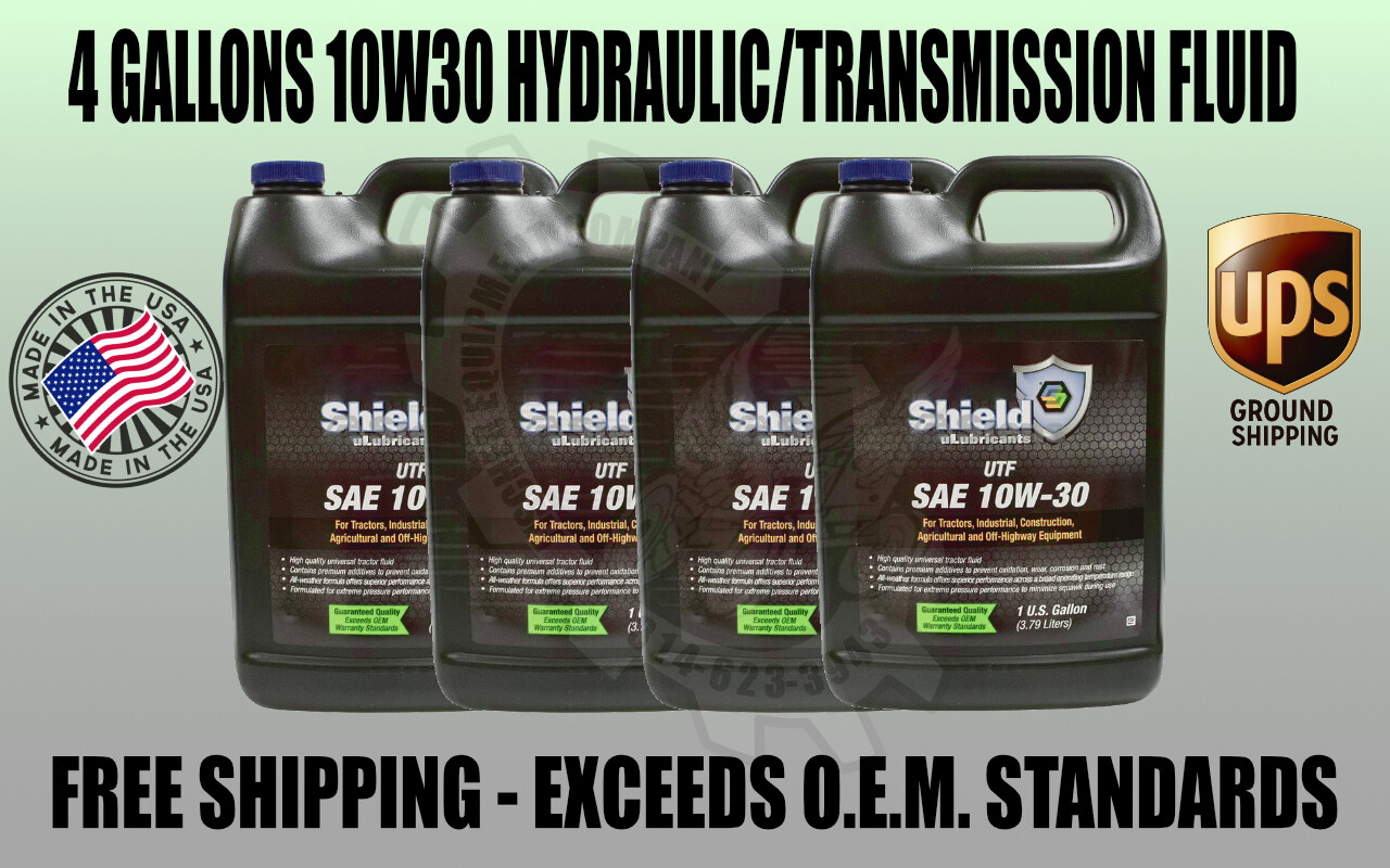(4) GALLONS 10W30 FOR TAKEUCHI HYDRAULIC OIL FLUID TL130 TL140 TL HEAVY DUTY