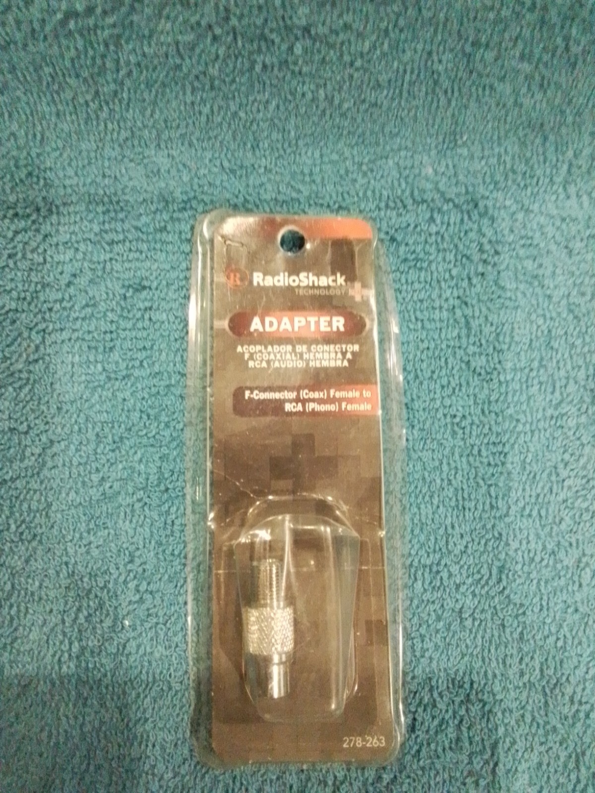 Radioshack Adapter F-connector Coax Female To RCA Phono Female (278-263) *