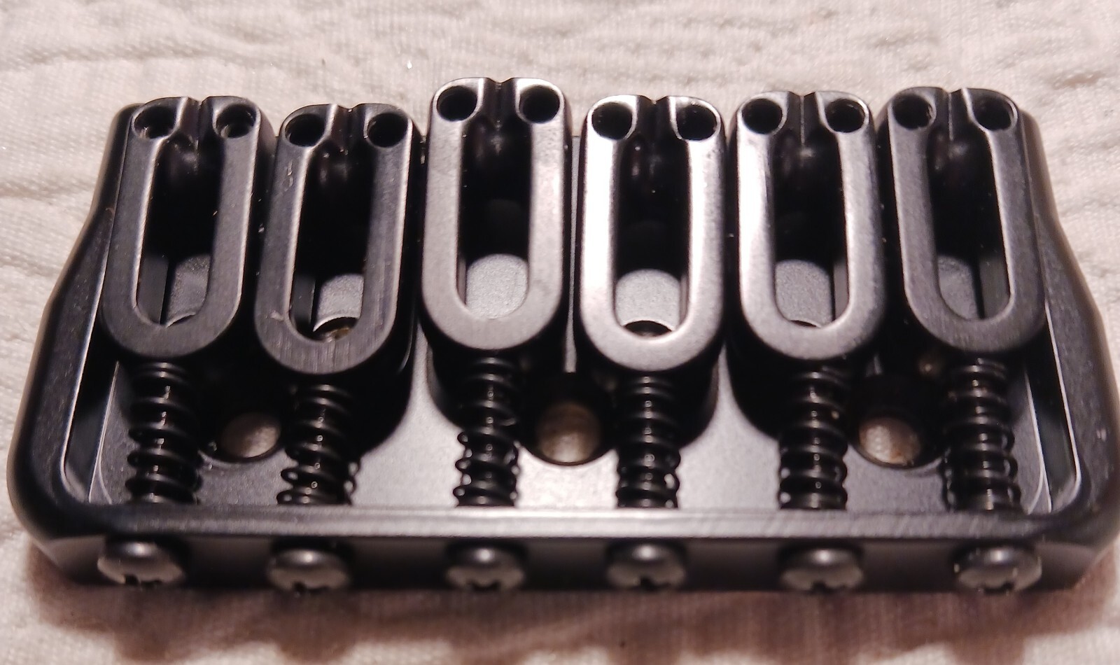 6 String HIPSHOT Style Hardtail Fixed Guitar BLACK BRIDGE ESP/LTD Ferrule