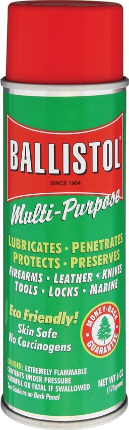 120069 Ballistol Multi Purpose Lubricant Oil Cleaner 6 oz Aerosol Made In USA