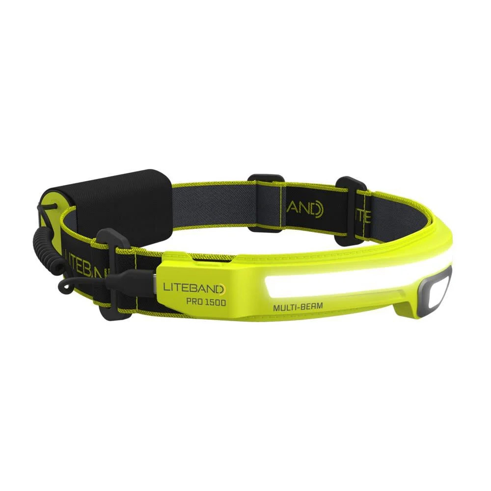 Liteband Pro 1500 Mb Hi Vis Yellow Led Rechargeable Headlamp