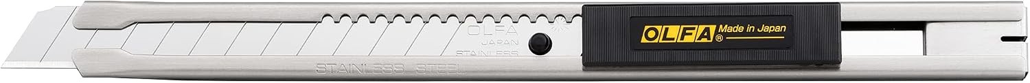 9mm Stainless-Steel Utility Knife (SVR-2) - Multi-Purpose Retractable